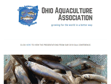 Tablet Screenshot of ohioaquaculture.org